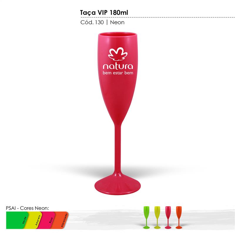 Taa Vip Neon 220 ml Personalizada Silk 1 Cor