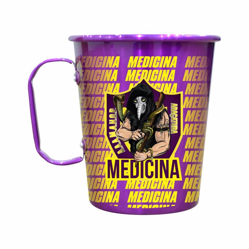 Caneca de Alumnio Colorida 750ml  Cnica Suprema