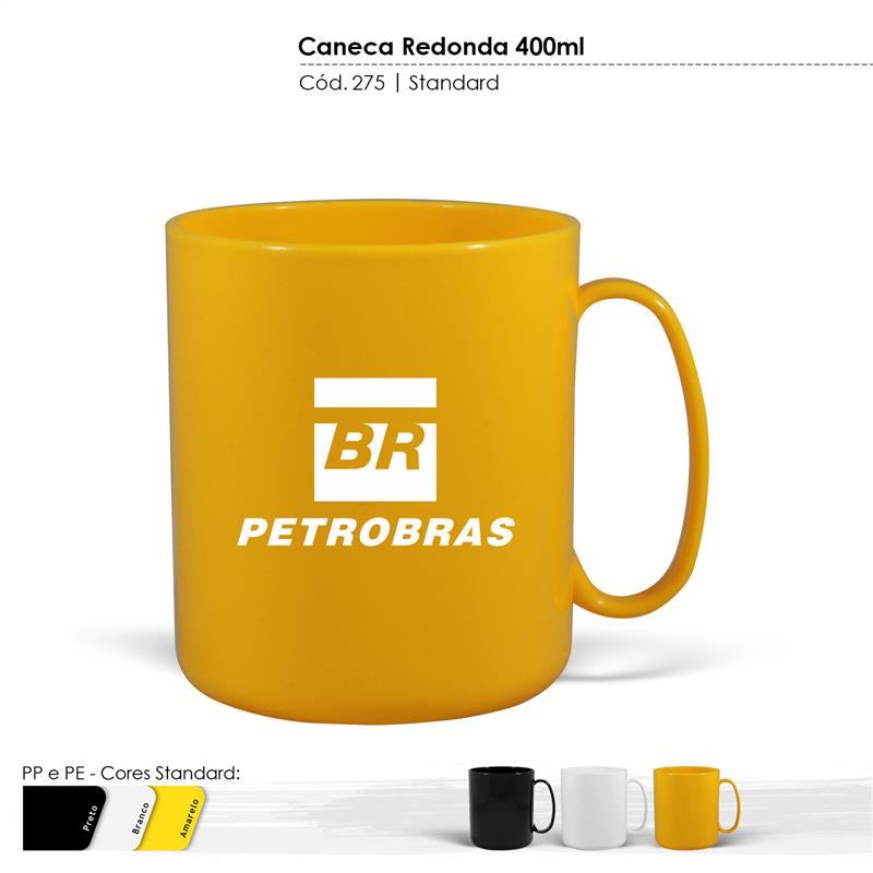 Caneca Redonda 400 ml