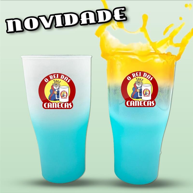 Copo Pint Degrade Personalizado - 600ml